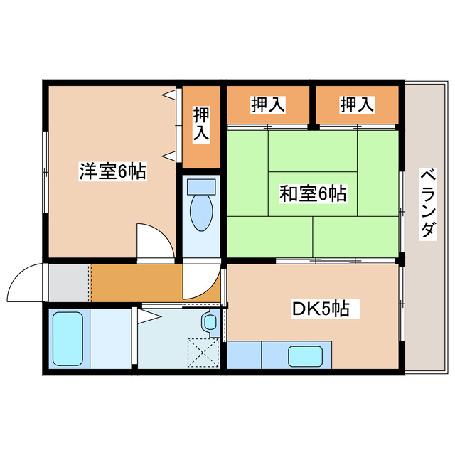 コンフォーレ１号館の間取り