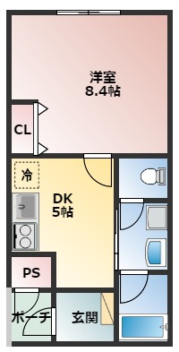 フルーメン　ル・シェルの間取り