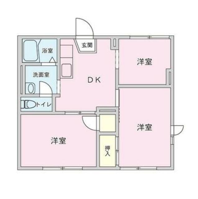 東京都八王子市別所１（アパート）の賃貸物件の間取り