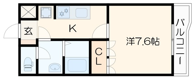 メゾン・ラヴィアンローズの間取り