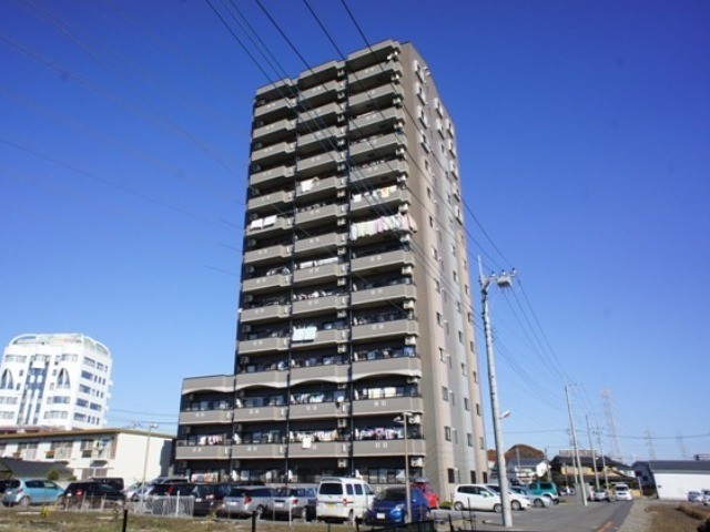 【スカイシティー神山の建物外観】