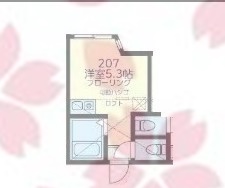 神奈川県横浜市西区西戸部町１（アパート）の賃貸物件の間取り