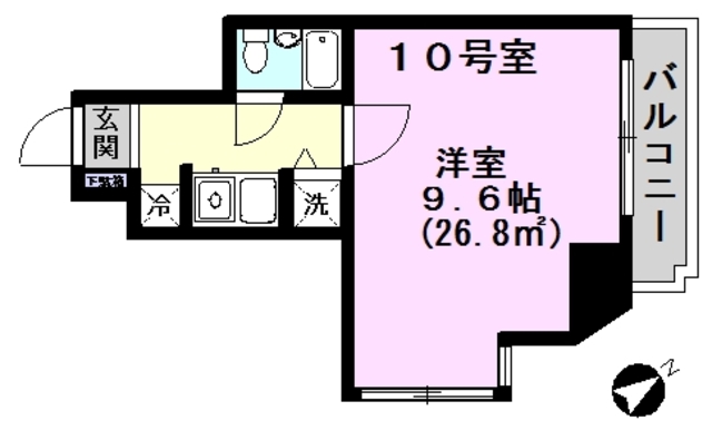 中央第１０北松戸ビルの間取り