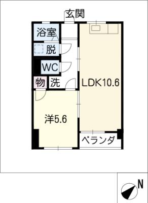 安城第２２東海ビルの間取り