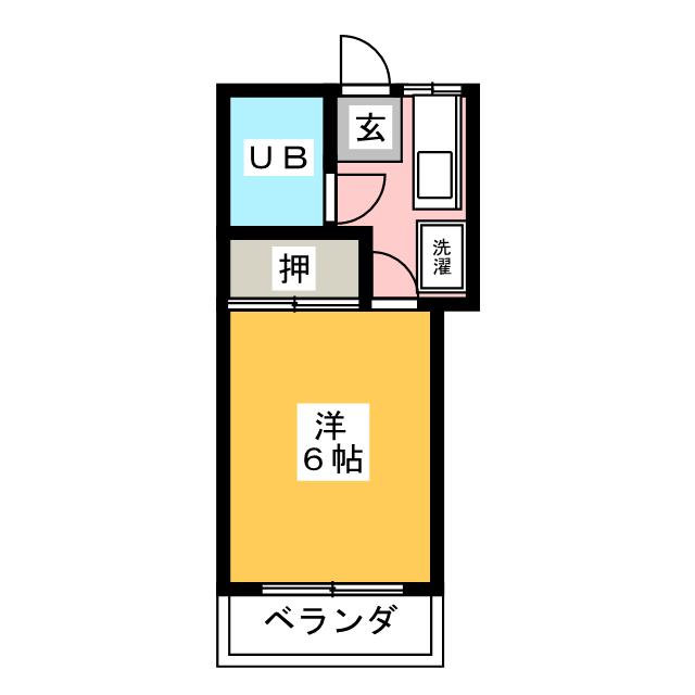 コーポＫＵＭＡの間取り