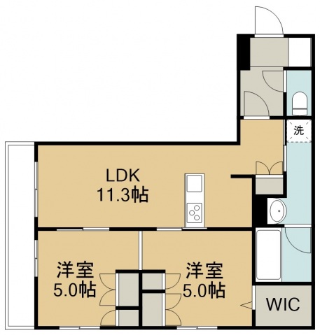 メゾンブリアン川越の間取り