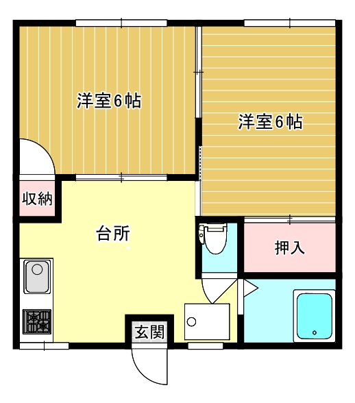 長島ハイツの間取り