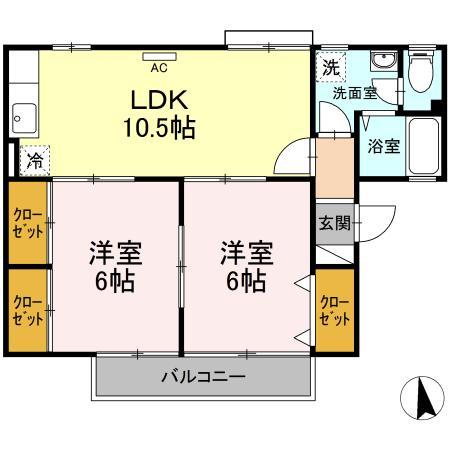 セントラルコートの間取り