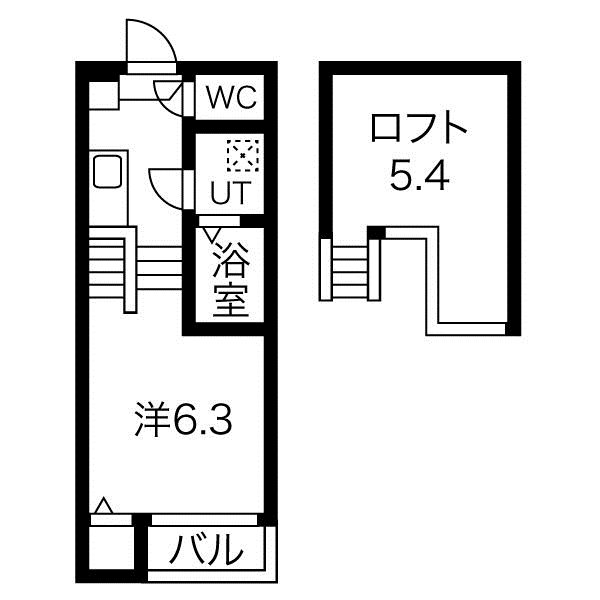 ハーモニーテラス十番IIの間取り