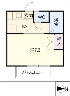 シングル小田原の間取り