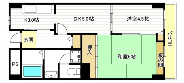 アネックス山野の間取り