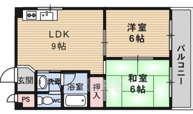 正岡マンションの間取り