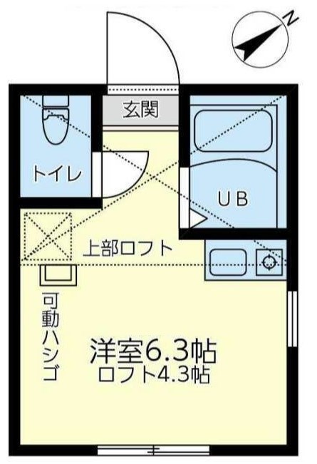 【ユナイト星川メリフィールドの間取り】