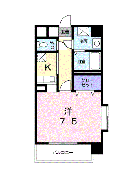 エルグレイス大手の間取り