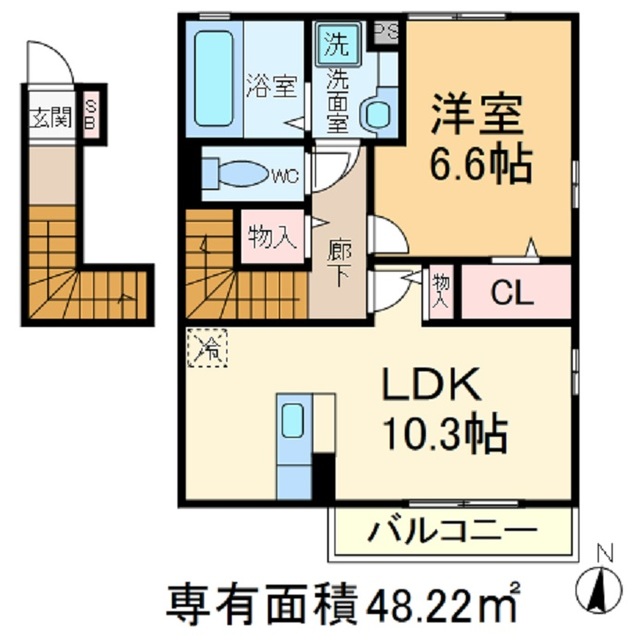 Good Wood西が丘の間取り