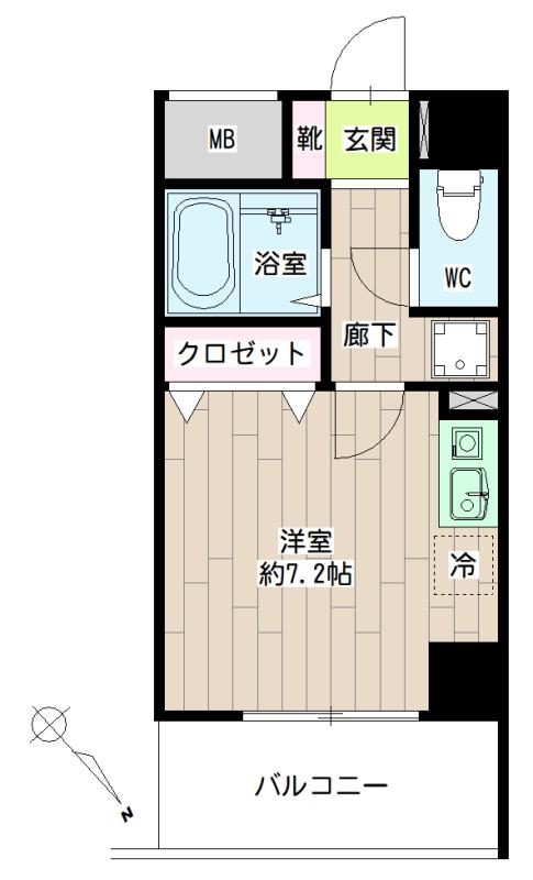 ネオマイム鶴見市場の間取り