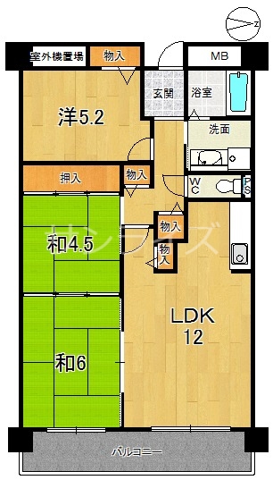 フェアリー城東の間取り