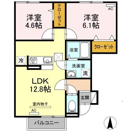 A-TAC GARDENの間取り