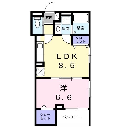 パーチェ　エテルノIIの間取り