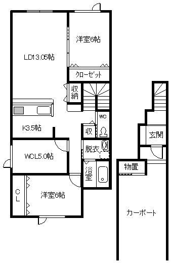 ＡｍａｂｉｌｅIの間取り