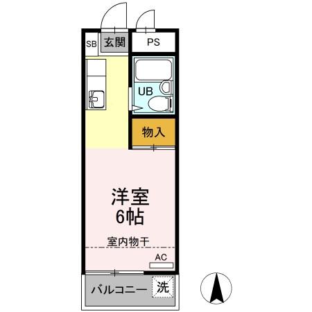 八王子市石川町のマンションの間取り