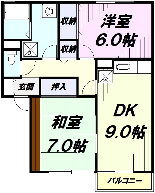 グランシャリオの間取り