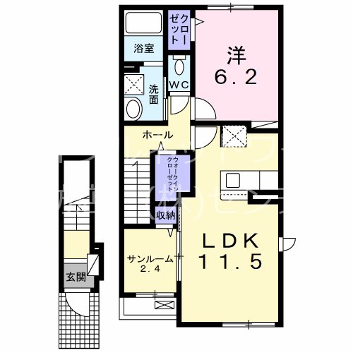 バッハC-KORINの間取り