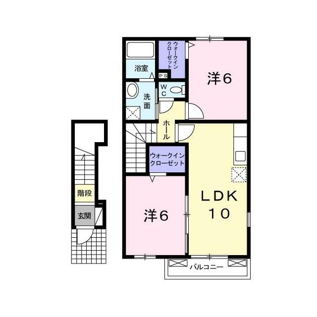 サンメゾン　Ｂ棟の間取り