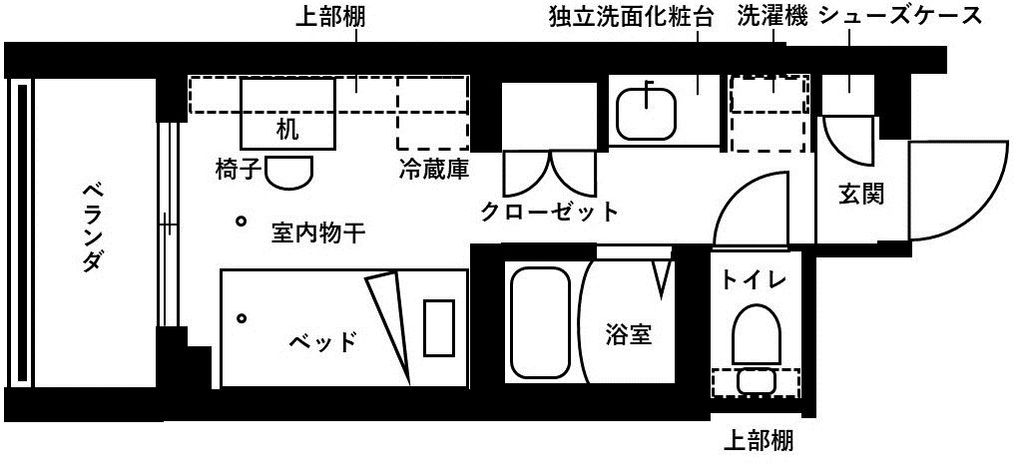 川崎市多摩区生田のマンションの間取り