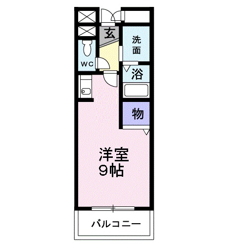 堺市堺区神石市之町のマンションの間取り