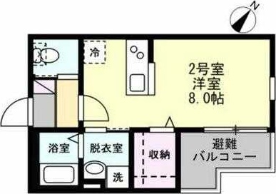 ベイルーム西鶴間の間取り