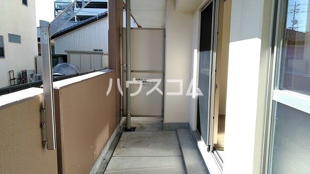 【春日井市西本町のマンションのバルコニー】