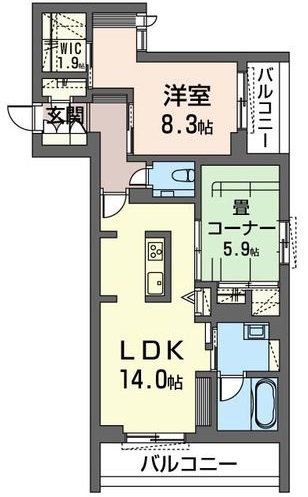 グランパーチェの間取り