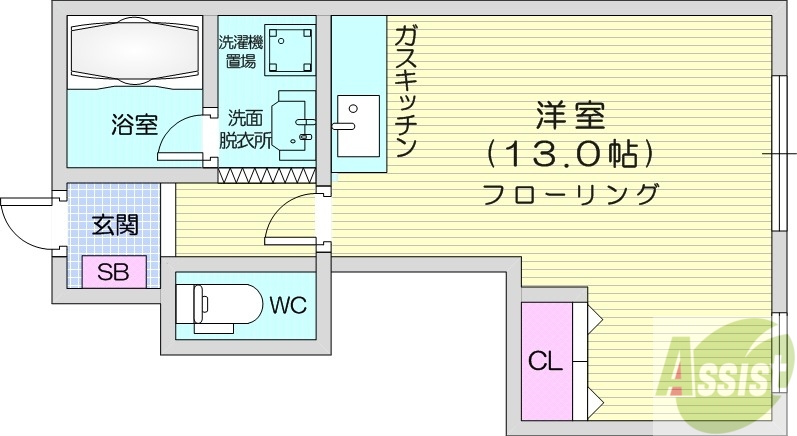 ジュモーアンの間取り