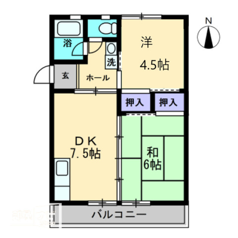【Ｓｐｅｒａｎｚａ　Ｔａｋａｍａｔｓｕの間取り】