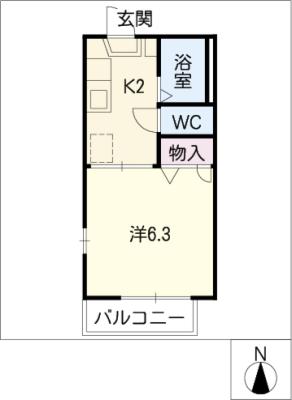 エントピア２１　Ａ棟の間取り