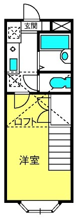 アルバニーフジ弐番館の間取り