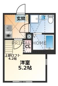 Ｌａ・Ｂｒｅａ横浜反町の間取り