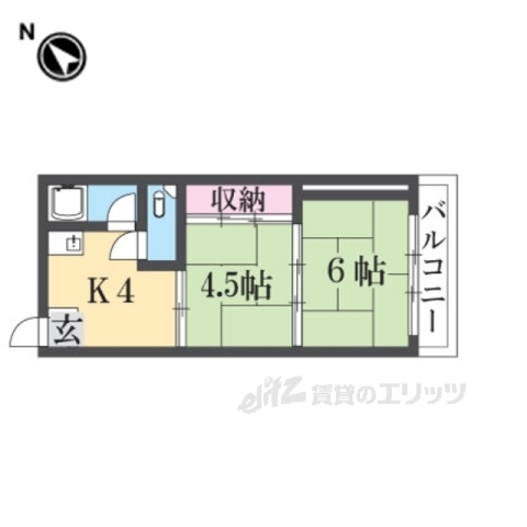 壱分マンションの間取り