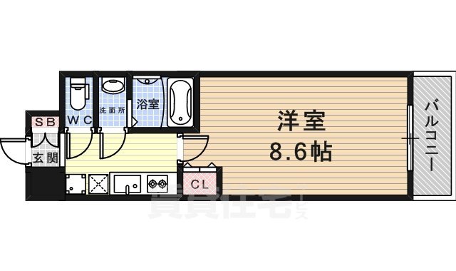 パークフラッツ尼崎の間取り