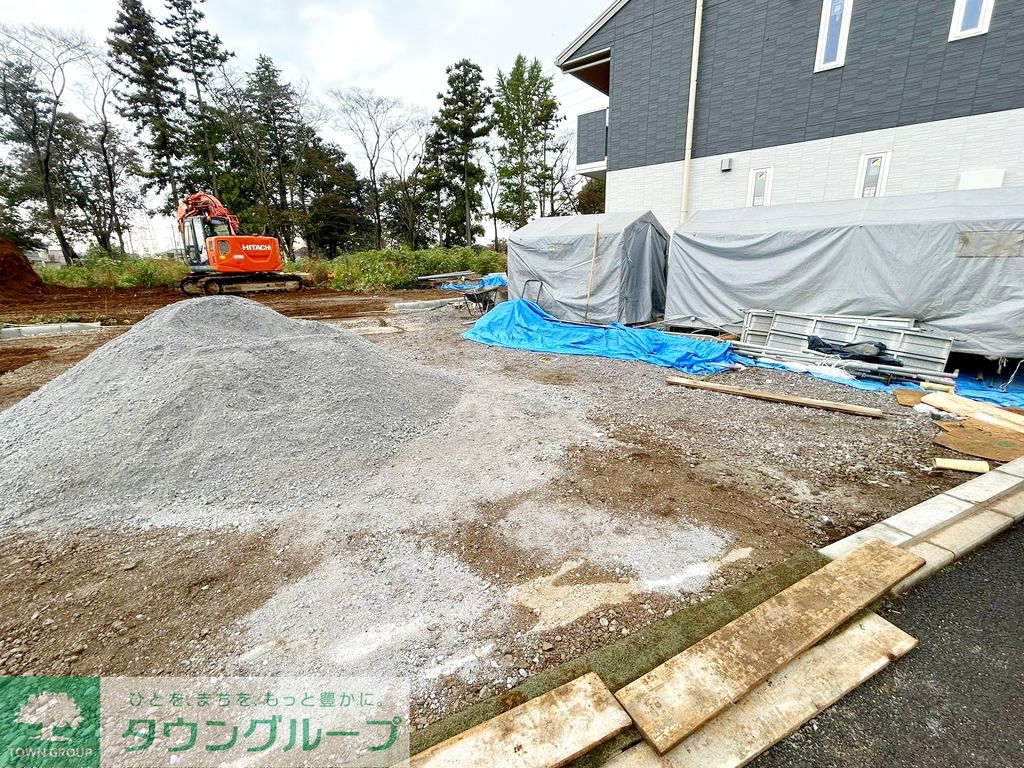 【四街道市栗山のアパートの駐車場】