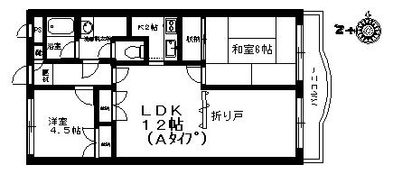 オルベリビューホーコーの間取り