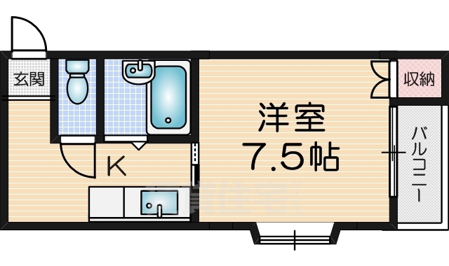 クワイエット赤井の間取り