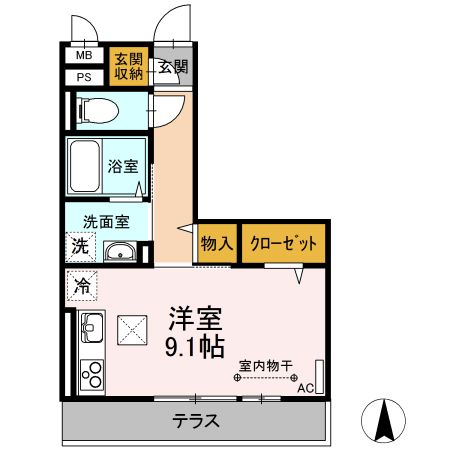 ボヌールＹの間取り