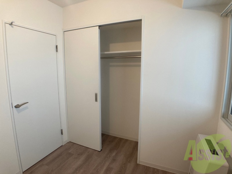 収納　寝室のクローゼットにたくさん収納出来ますね！