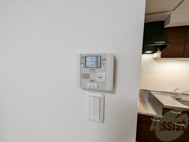 セキュリティ　インターホンで来客確認ができます。安心ですね。