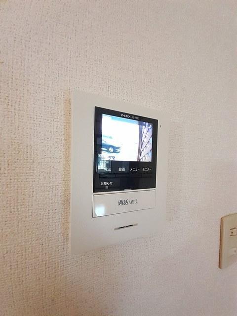 セキュリティ　モニター付きインターホン