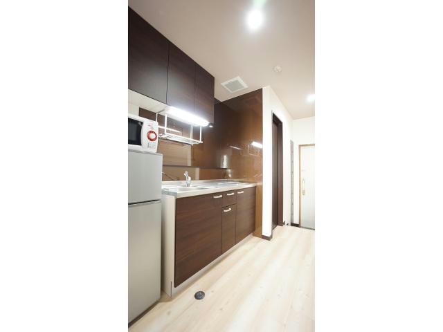 玄関　冷蔵庫、レンジ付