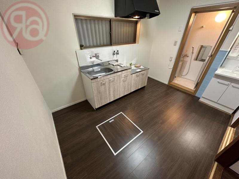 キッチン　ゆったりとした居間です