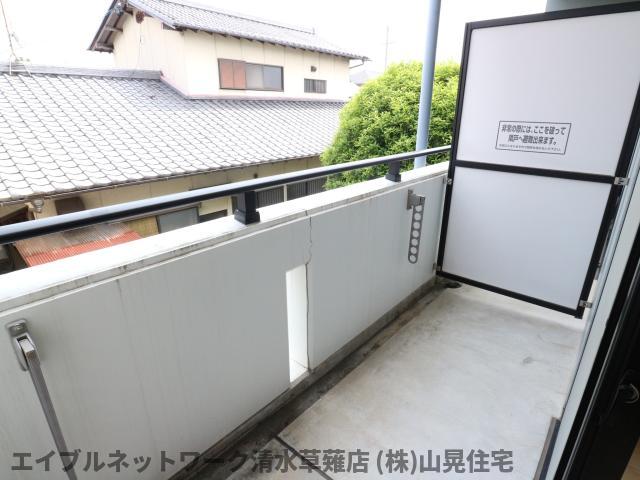 バルコニー　陽当たり良好なバルコニーです